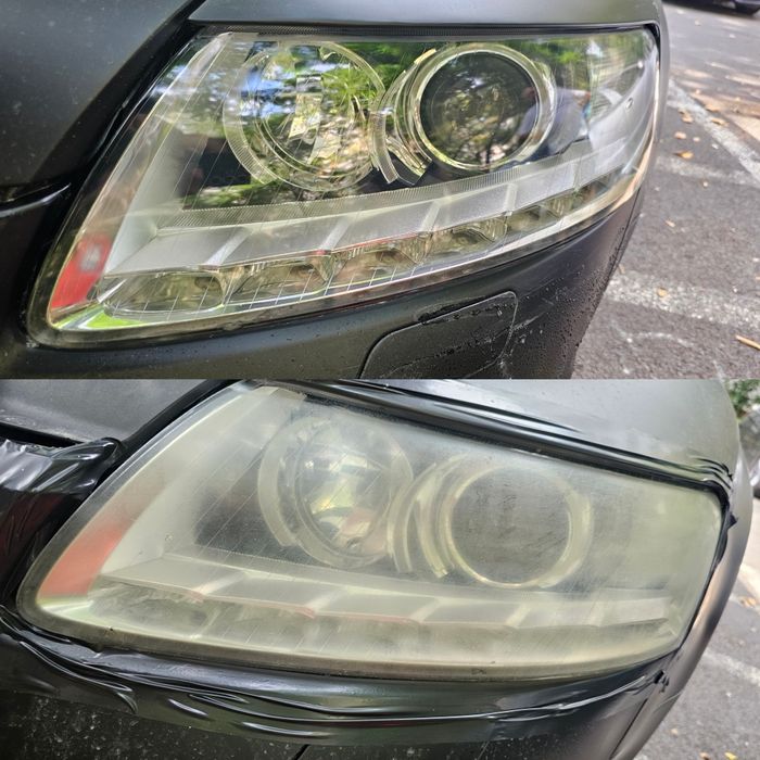 Reconditionare /Polish/Polimerizare faruri/Polish far motocicleta