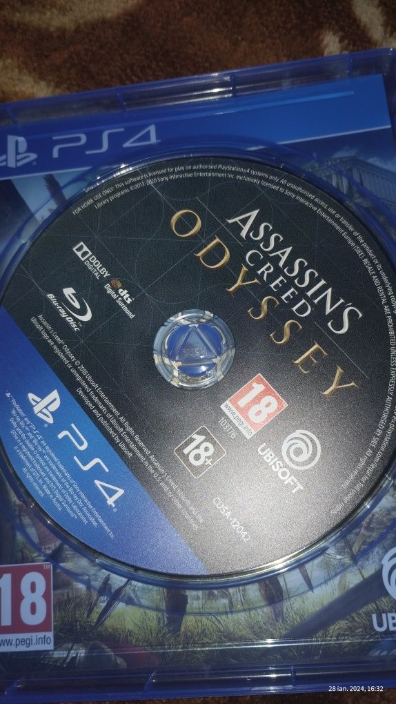 Vand joc ps 4 "Assasins creed Odyssey"