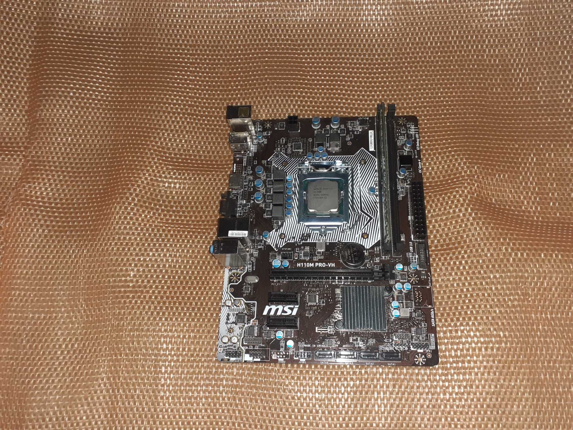 Kit gen 7, Core i3 7100 + placa  MSI H110 , suporta i7 7700