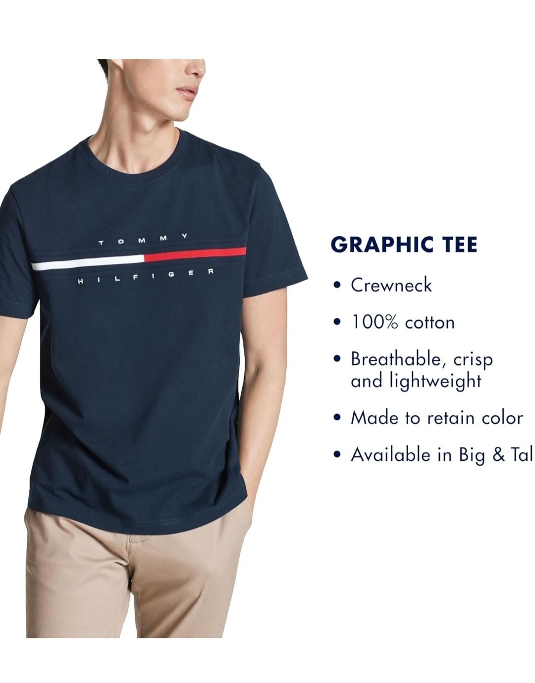 Tommy Hilfiger футболка из США