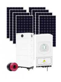 Автономна соларна с-ма 50 kW + Deye 50 kw + 10 kwh батерия - Трифазна