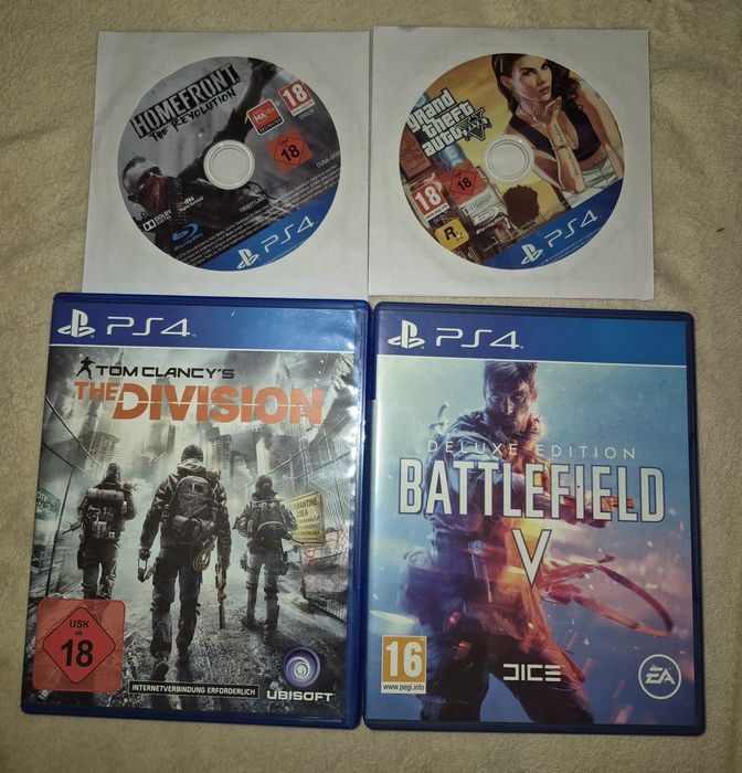 Jocuri ps4 ps5 pachet de 4