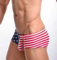 Сексуальные мужские мини боксеры (с флагом США)
Материал –хлопок