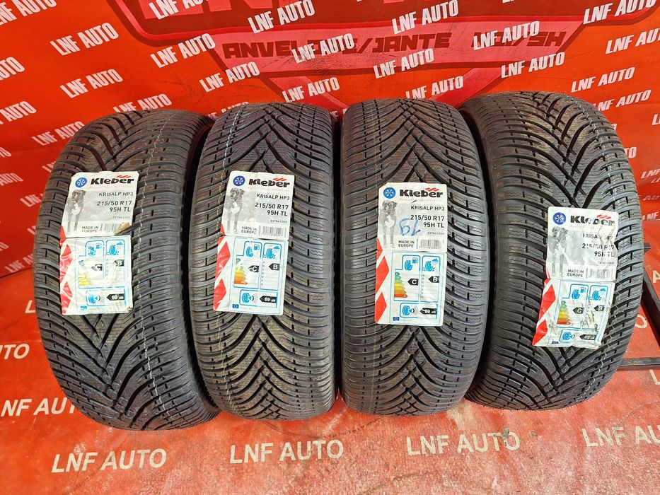 Anvelope de IARNA - 215/50/17 - KLEBER - NOI - DOT 2019 !
