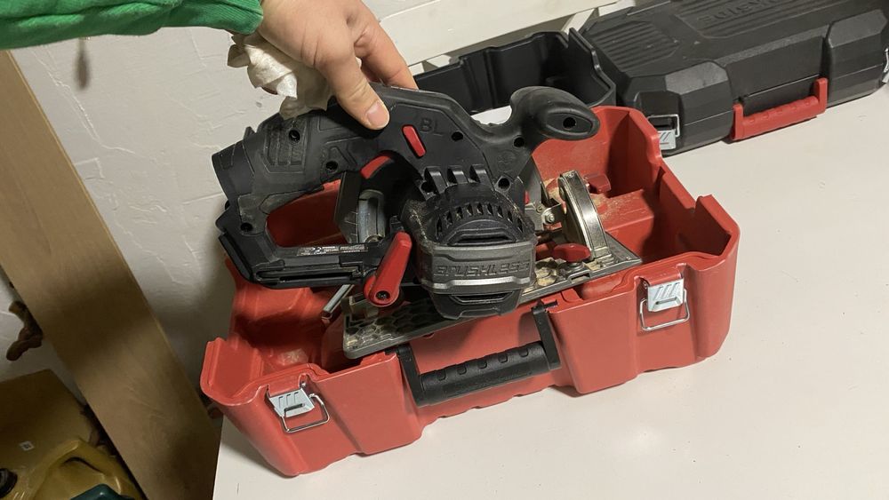 Ръчен циркуляр Parkside Performance 12V без батерия