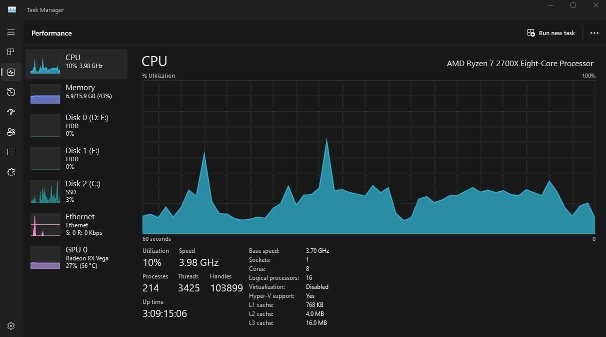 PC Calculator gaming ryzen 7 2700x, Rx Vega64(similar gtx 1080)