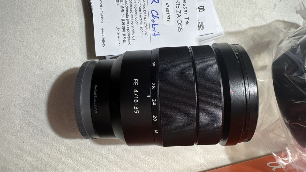 Obiectiv Sony 16-35mm F4 montura FE