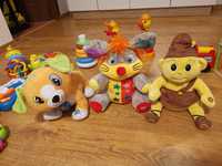 Jucării bebeluși lemn, plastic, Mitrusca, Tobi, Soricelul