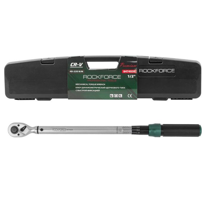 Динамометричен ключ 1/2” 40-220Nm RockForce