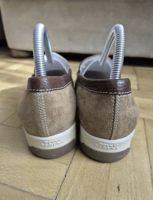 Donna Serena - Pantofi damă, Made în Italia, Piele naturala - 38