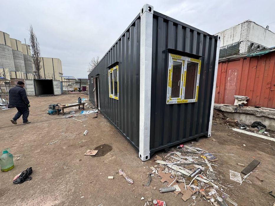 Konteyner Жилье Гостевой дом из морских контейнеров Ofis Magazin