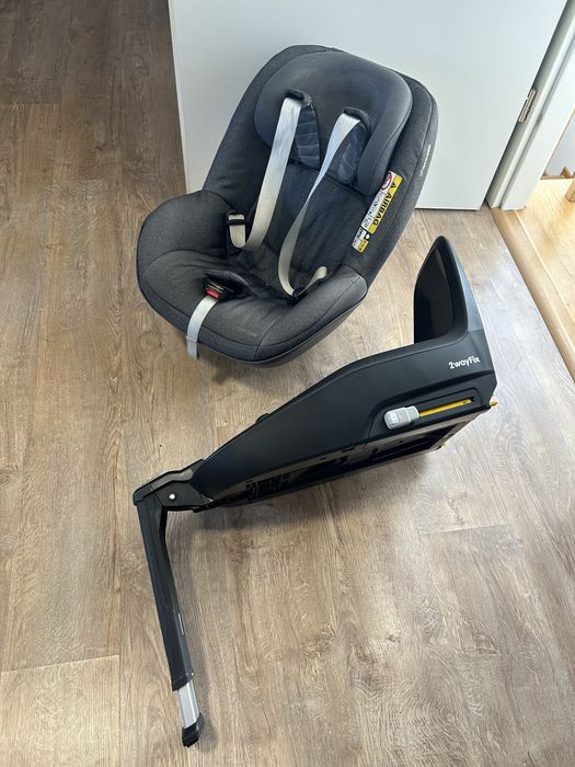Scaun auto i-Size Maxi Cosi 2WayPearl Sparkling Grey, 9-18 kg, Gri