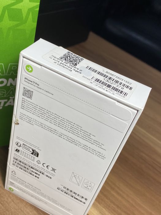 iPhone 17 Pro/ 256 GB / Sănătate baterie 100% / Nou sigilat