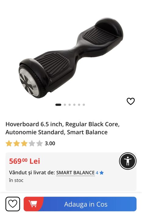Vând hoverboard+scaun+încărcător original