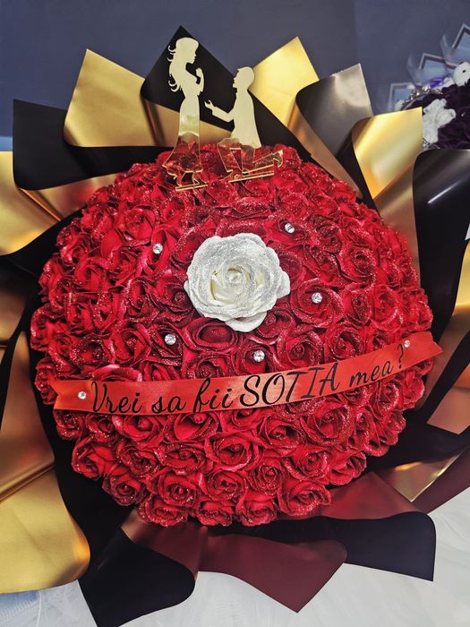 Buchete din trandafiri de sapun