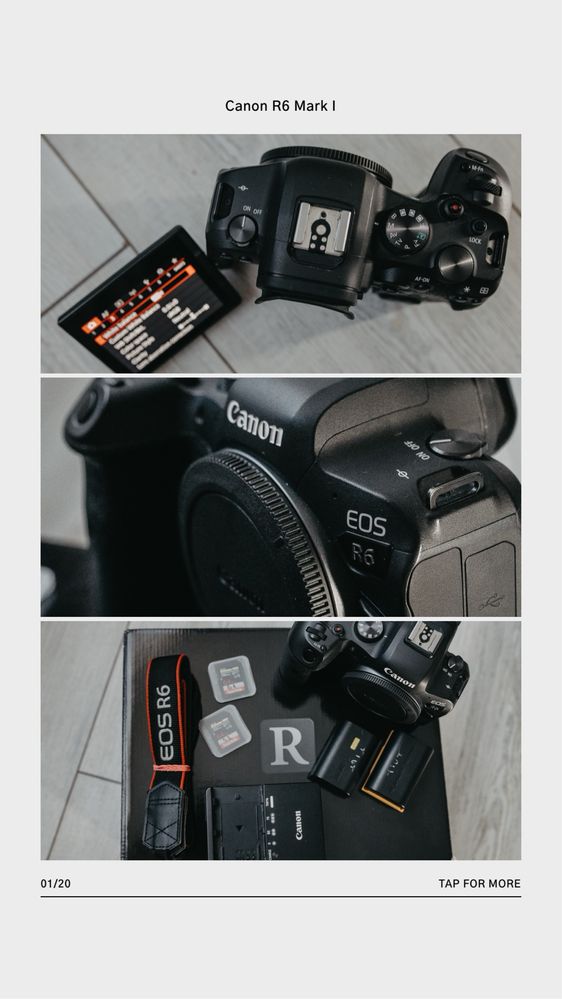 Aparat Foto Canon EOS R6