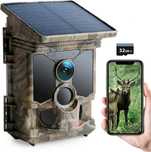 Cameră solară de vânătoare  CEYOMUR, 4k, Micro SD 32GB