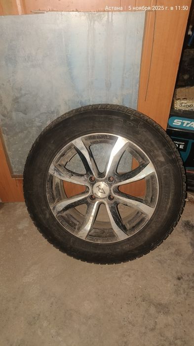 Титановый диск с резиной