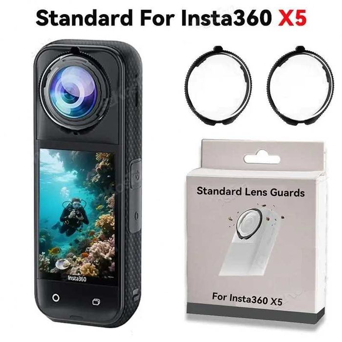 Protectie obiective lentile sticky lens pt camera actiune Insta360 X5