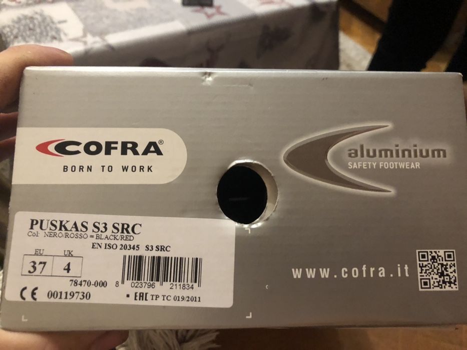 Cofra работни обувки с метал отпред