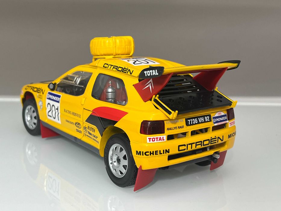 Macheta Auto 1/18 Solido Citroen ZX Rallye Raid 1992