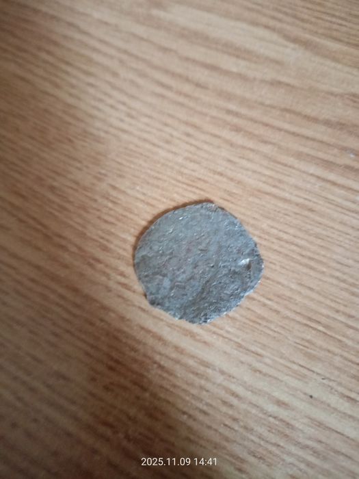 Moneda veche găsită în curte