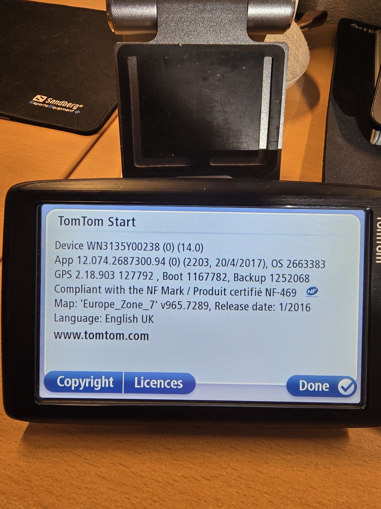 Gps Auto TomTom Go 60 6" card si incarcator