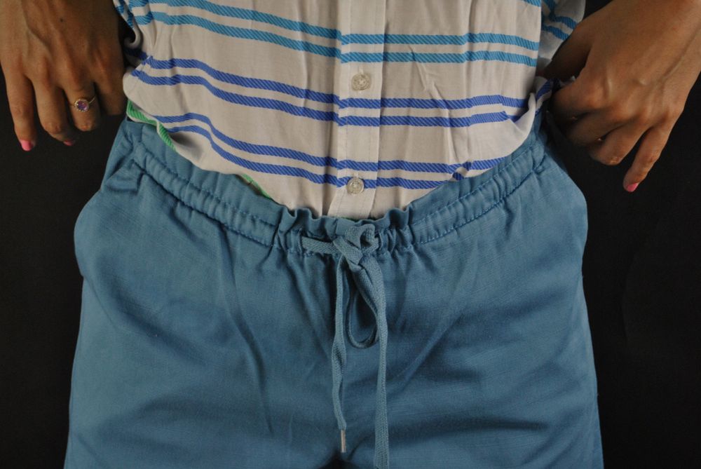 Pantaloni Dama cu croială lejeră,Tencel 100%