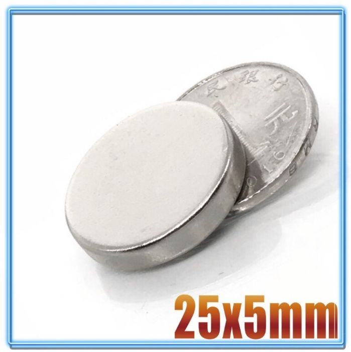 25x5mm МАГНИТ-10кг. неодимов N52, magnit, НЕОДИМОВ