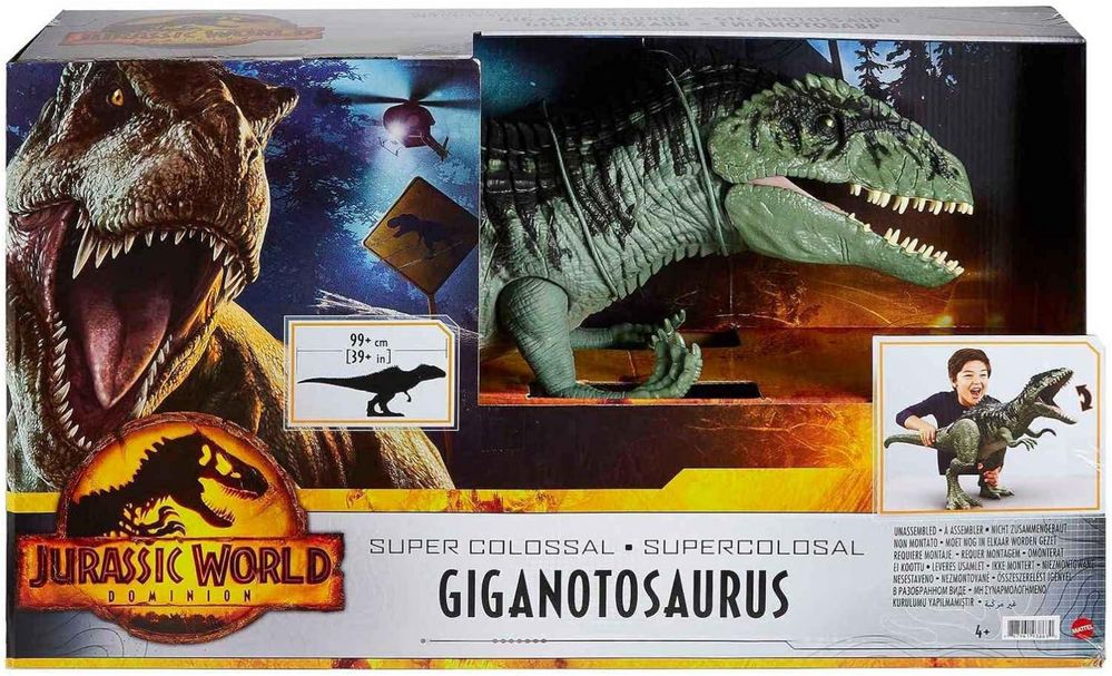 Мега гига огромни динозаври Indominus rex и гигантозавър