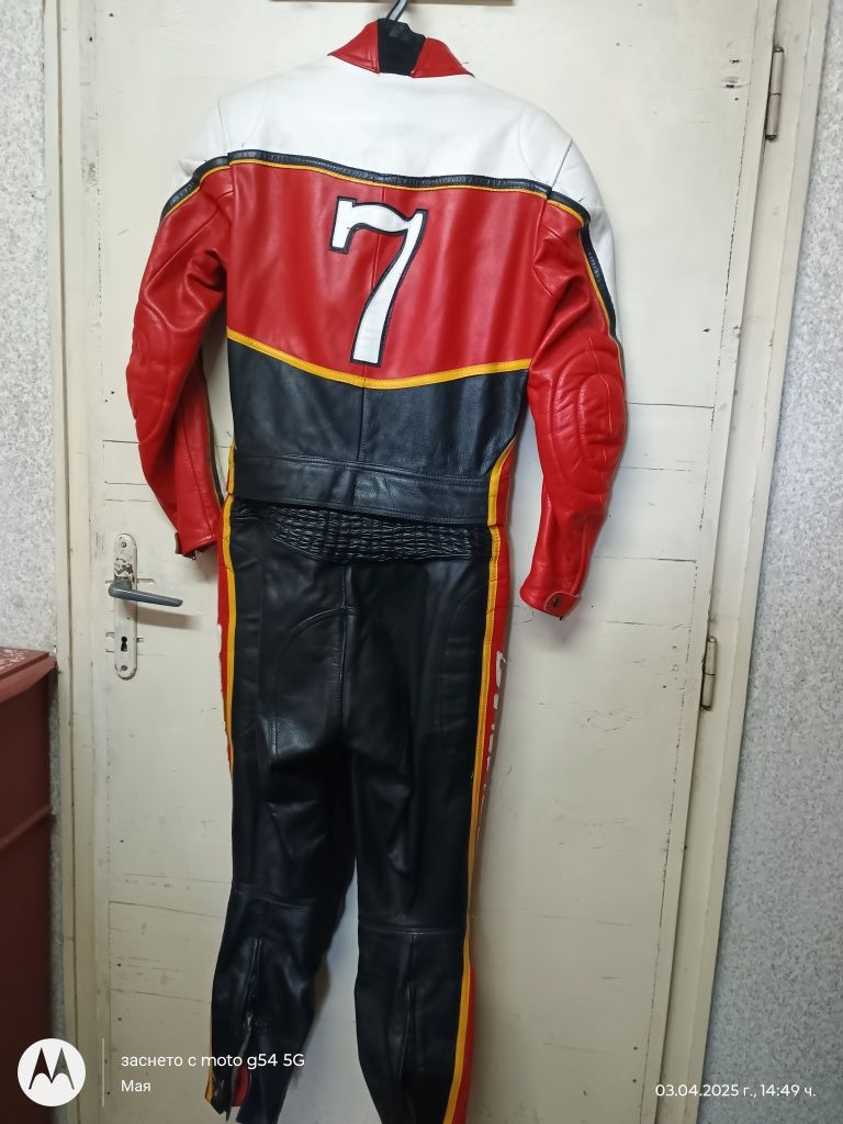 Мото екип цял, кожа, р-р -М,  Dainese