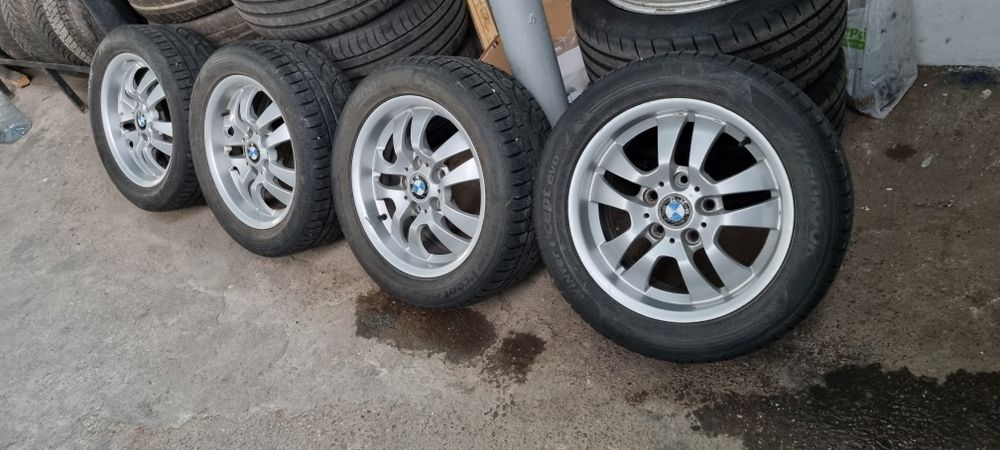 Jante bmw 16" style 154 anvelope iarna 225 50 16