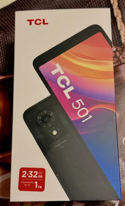 TCL 501 – Telefon Nou Sigilat – 2GB/32GB + până la 1TB memorie
