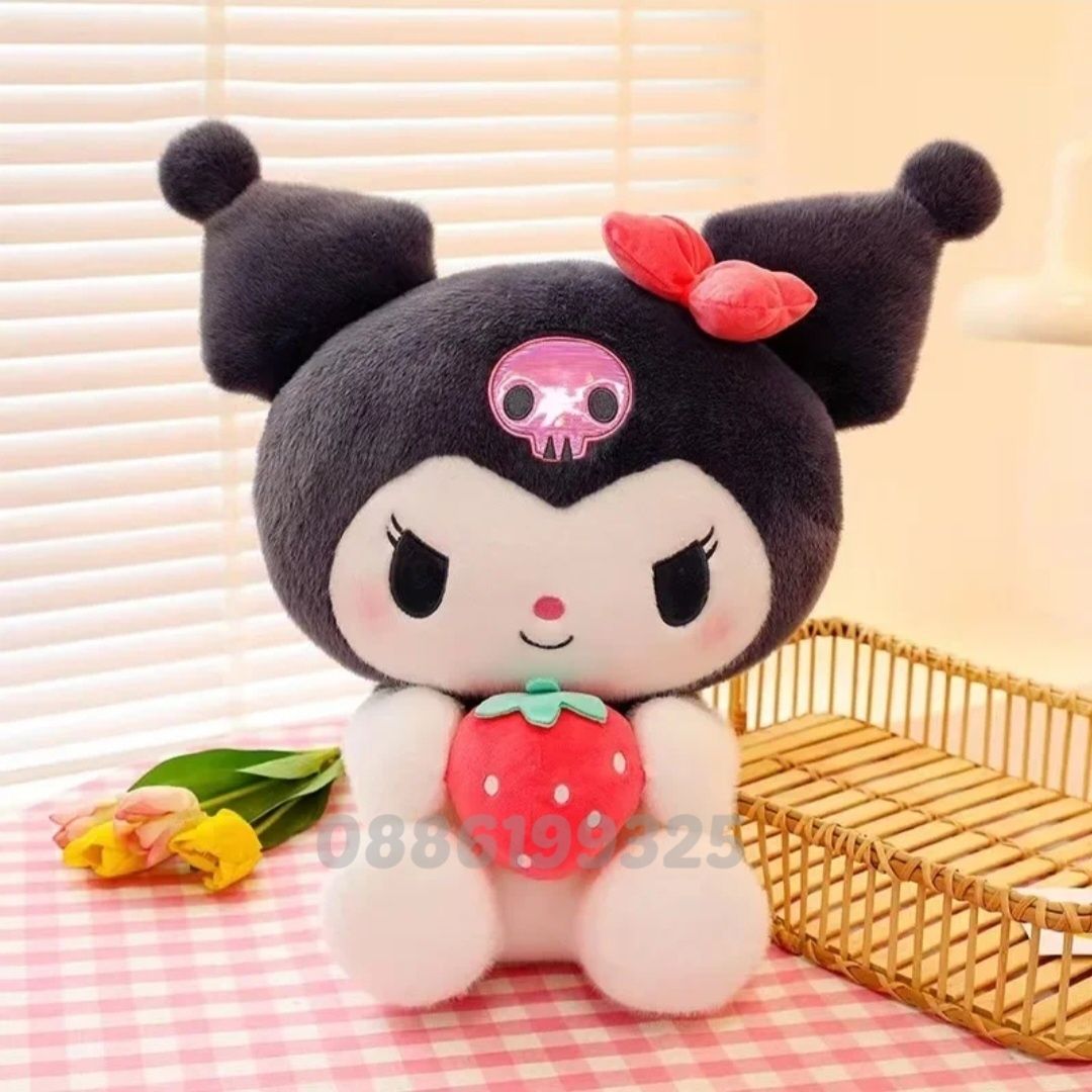 Голяма плюшена играчка Кити Куроми, Hello Kitty Kuromi плюшена играчка