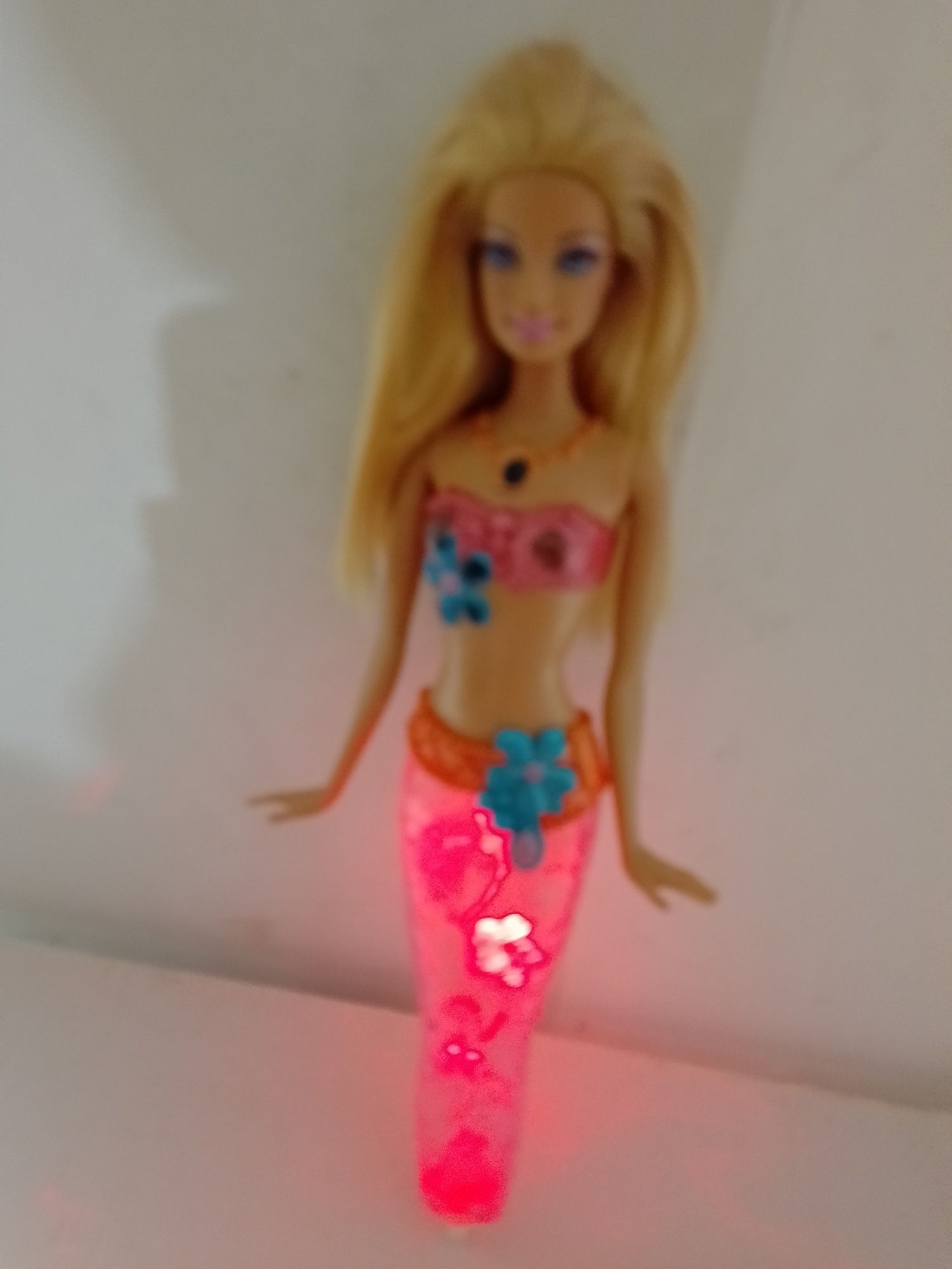 Sirena păpușă Barbie iluminat led