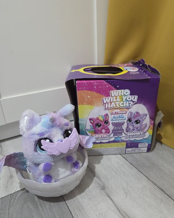 Hatchimals alive Pufficorn,  doar scos din ou, ca nou