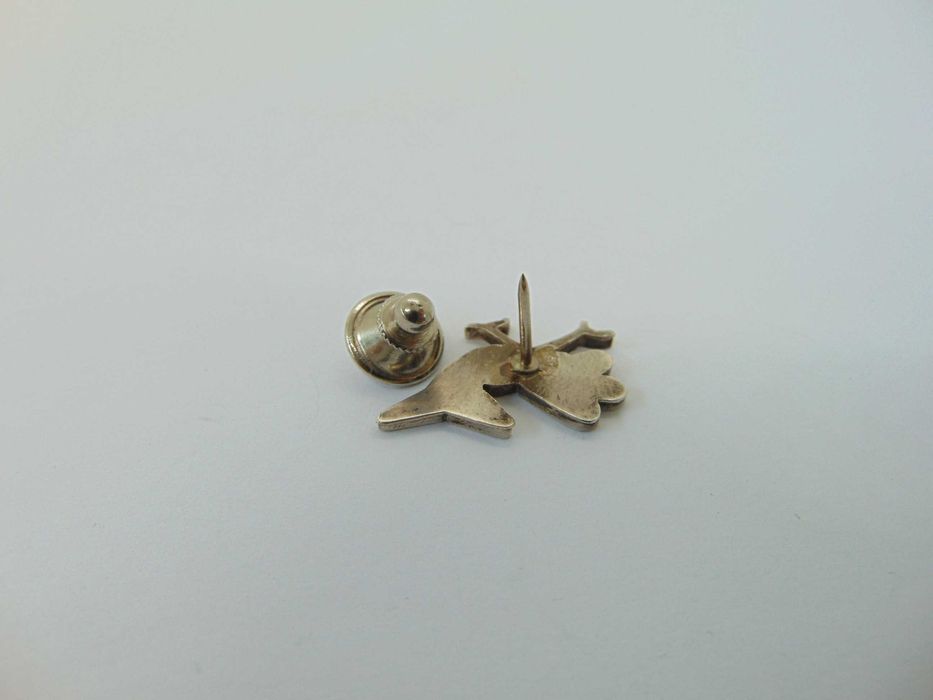 Brosa, pin pasare zuni din argint cu turcoaz