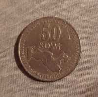 Монета 50 so'm 2001 год