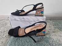 Sandale toc patrat elegante marime 37