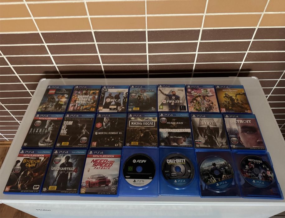Продам игры на пс 4/ps4