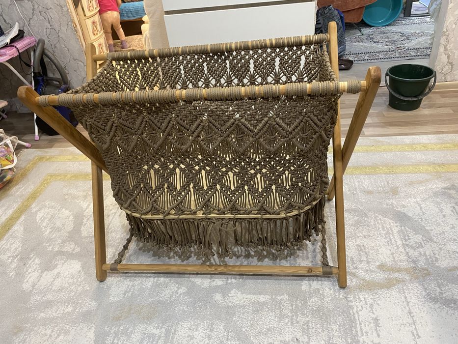 Колыбель-люлька по технике макраме