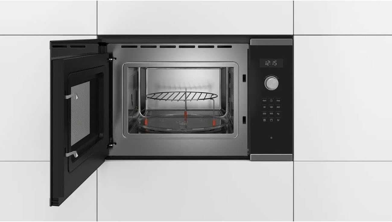 Микровълнова фурна с грил за вграждане Bosch 25L (BEL554MS0)