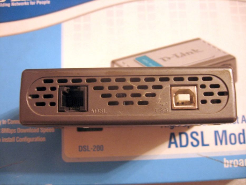 Продам ADSL модем D-link DSL 200 в рабочем состоянии. Без Wi-Fi.