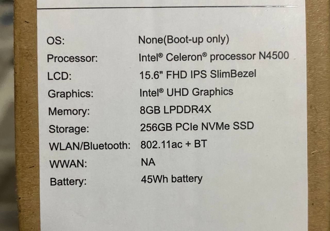 Notebook: Acer aspire lite