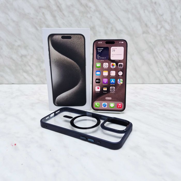 iPhone 15 Pro Max 256GB, 100% Baterie Zeus Amanet Militari 32370