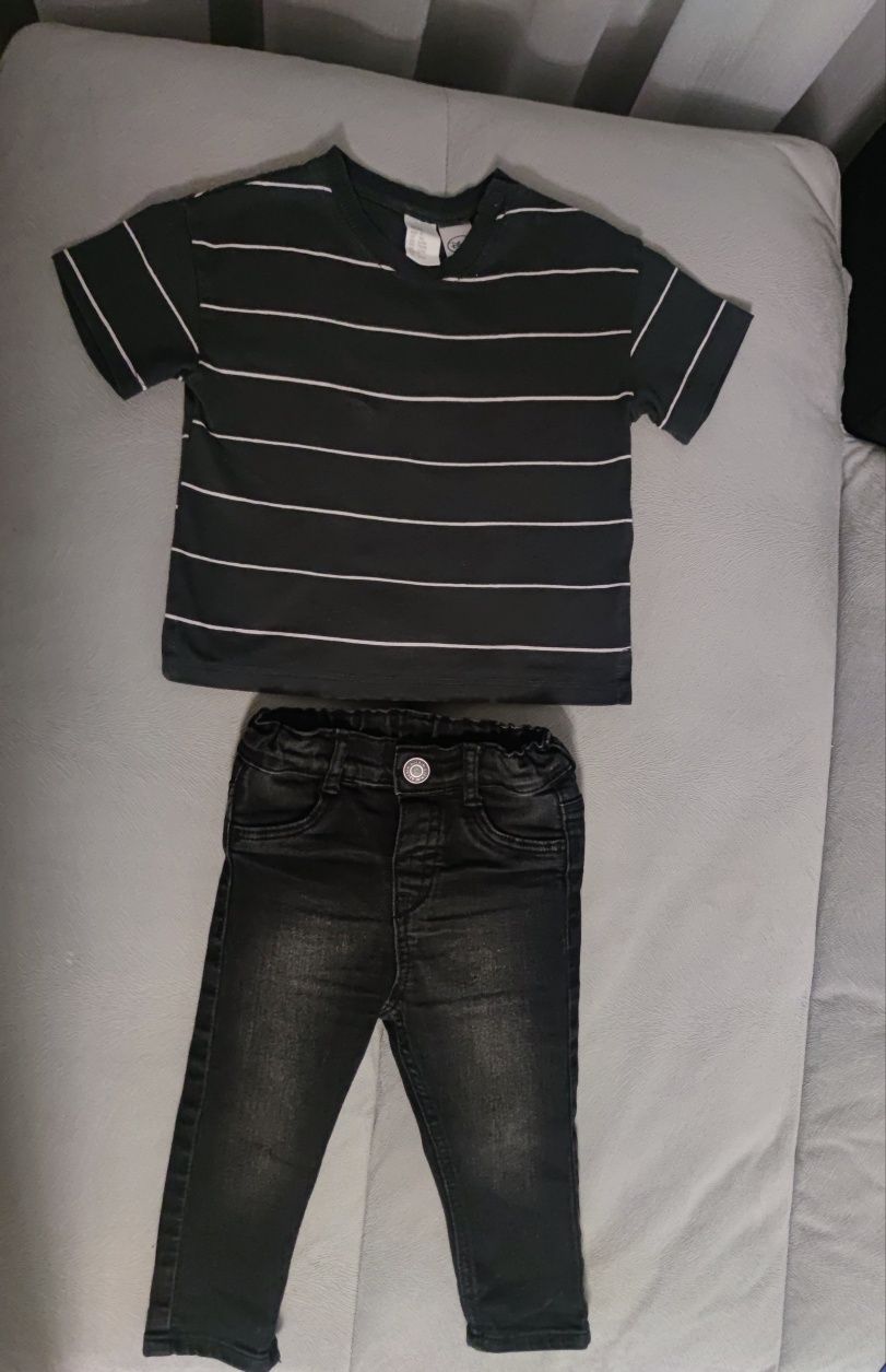 Tricouri cu și fără imprimeu H&M, mărimea 68-74