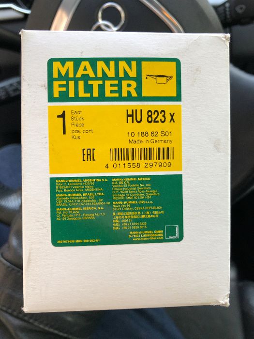 Маслен Филтър MANN FILTER HU 823 X