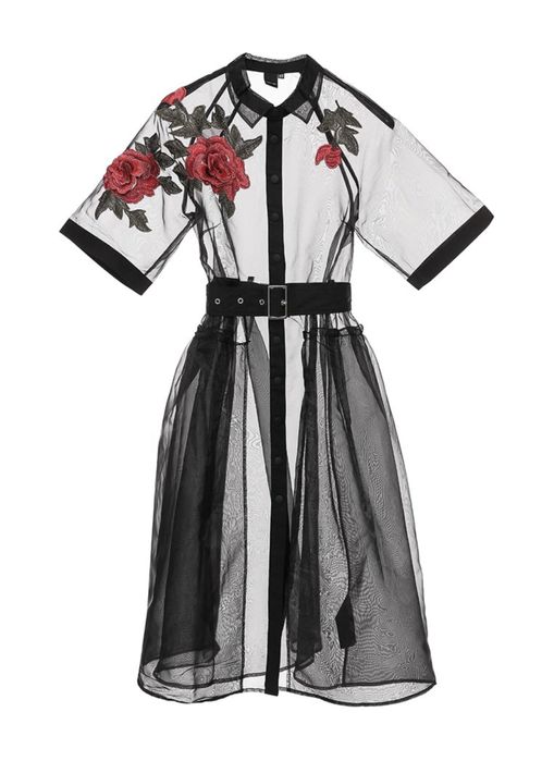 Платье из органзы р. 44 фирмы Lost ink