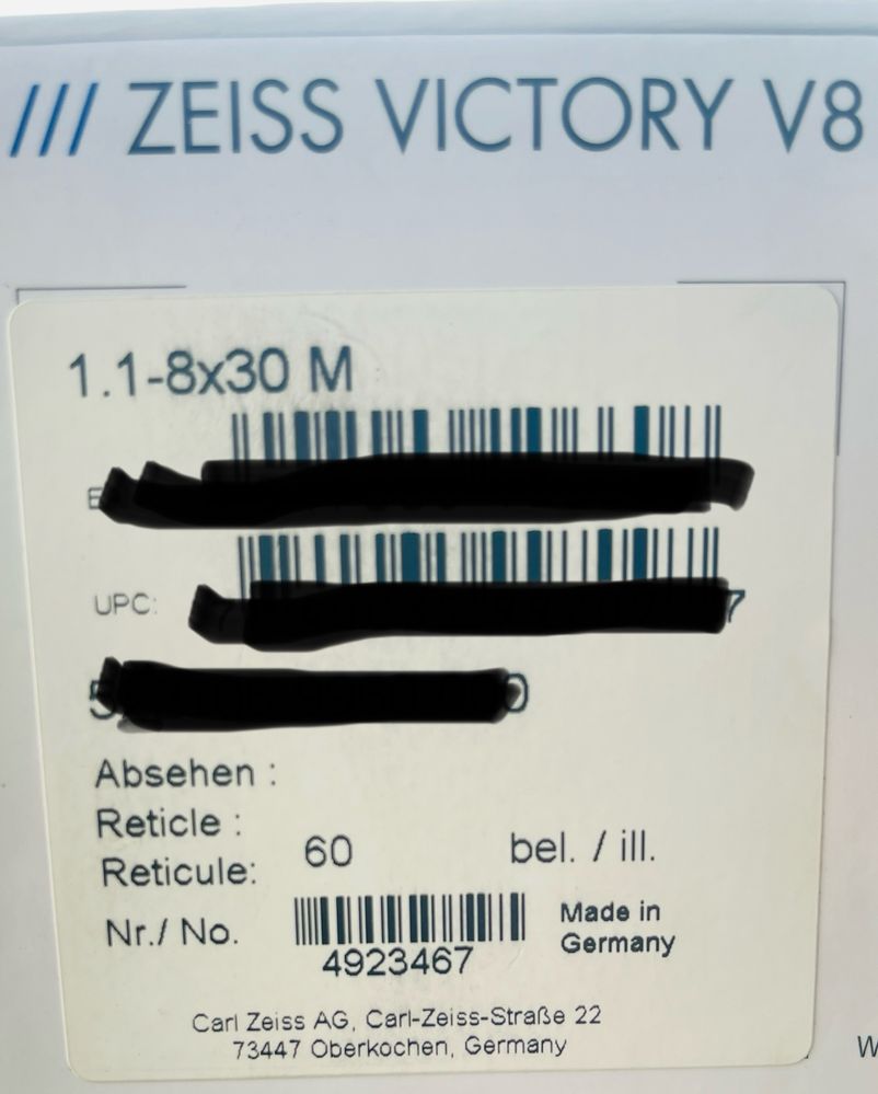 Zeiss Victory V8 1.1-8x30
