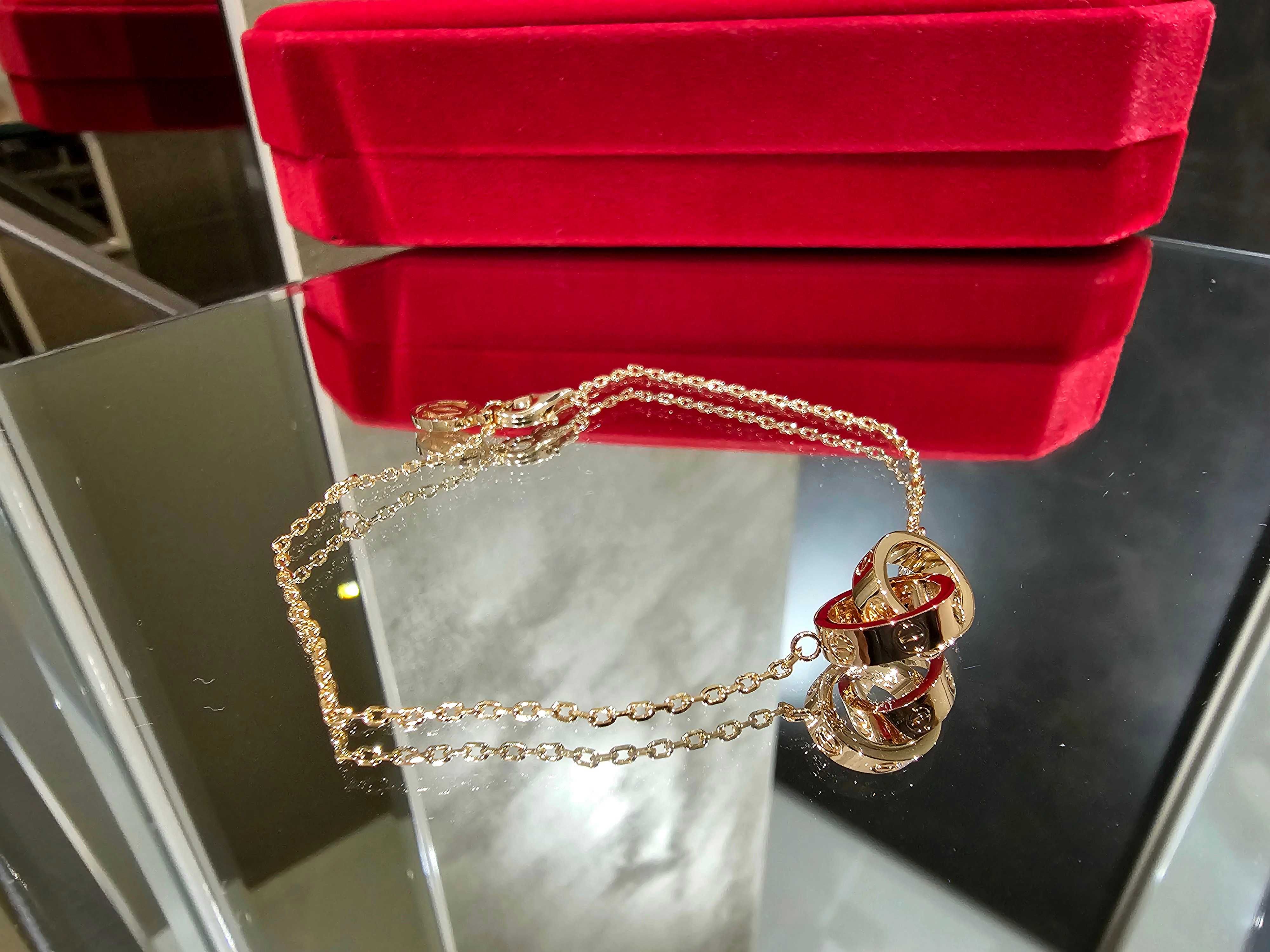 CARTIER Love Rose Gold Chain Мъжка / Дамска Гривна